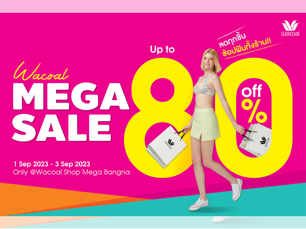 Wacoal Mega Sale. Wacoal discount for every piece. Enjoy shopping for –  Thai Wacoal Public Company Limited