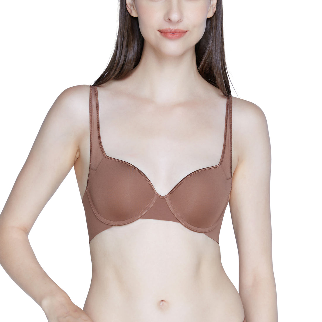 Wacoal Push Up Bra, underwire bra with 8 mm thin padding (bra and