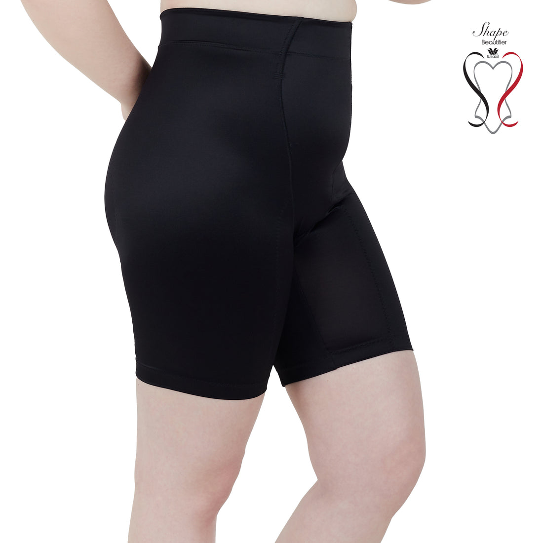 Wacoal Shape Beautifier Stay pants to tighten abdomen, hips, buttocks and thighs model WG5041 black (BL)