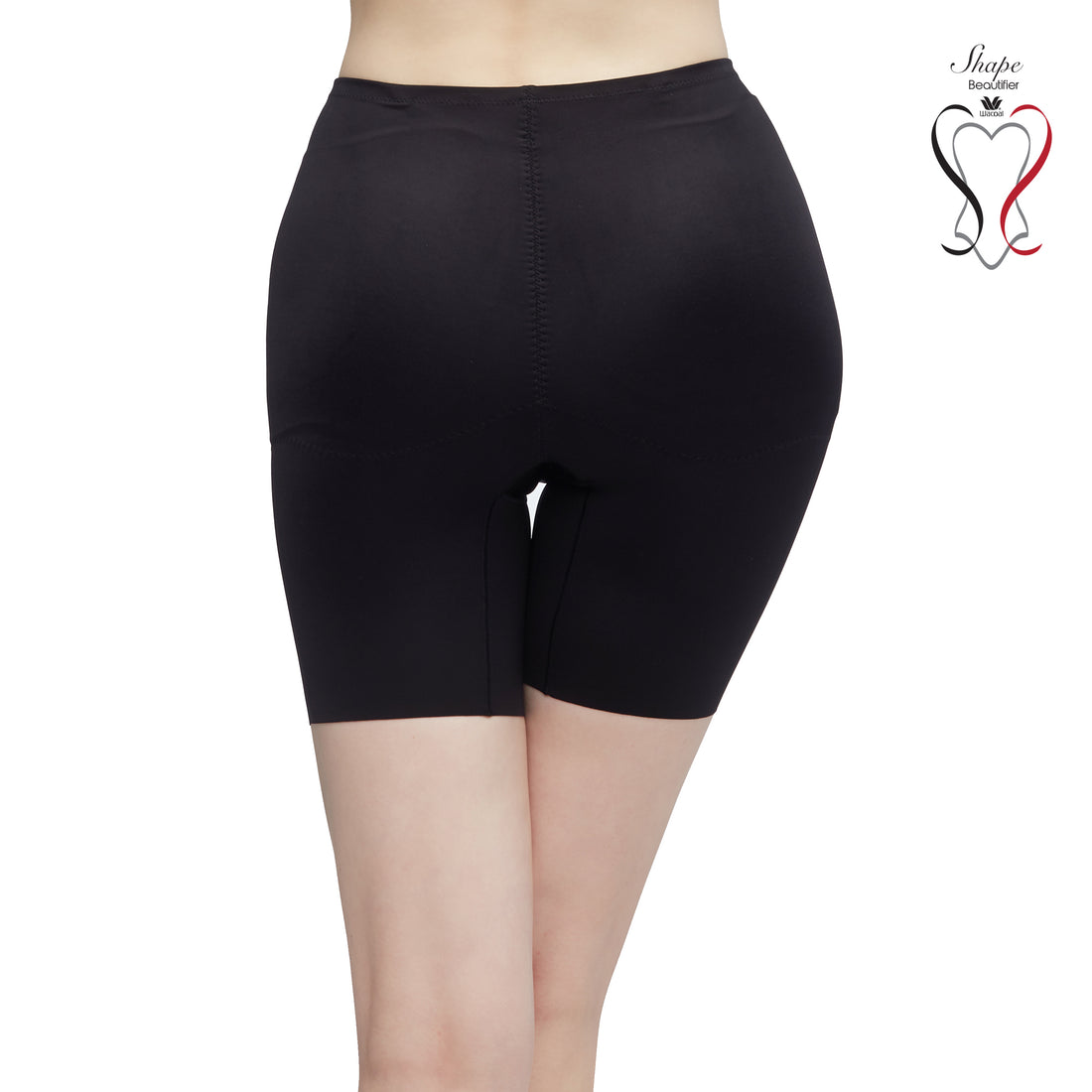 Wacoal Shape Beautifier Stay butt enhancement stay Slimming pants, model WG4106, black (BL)