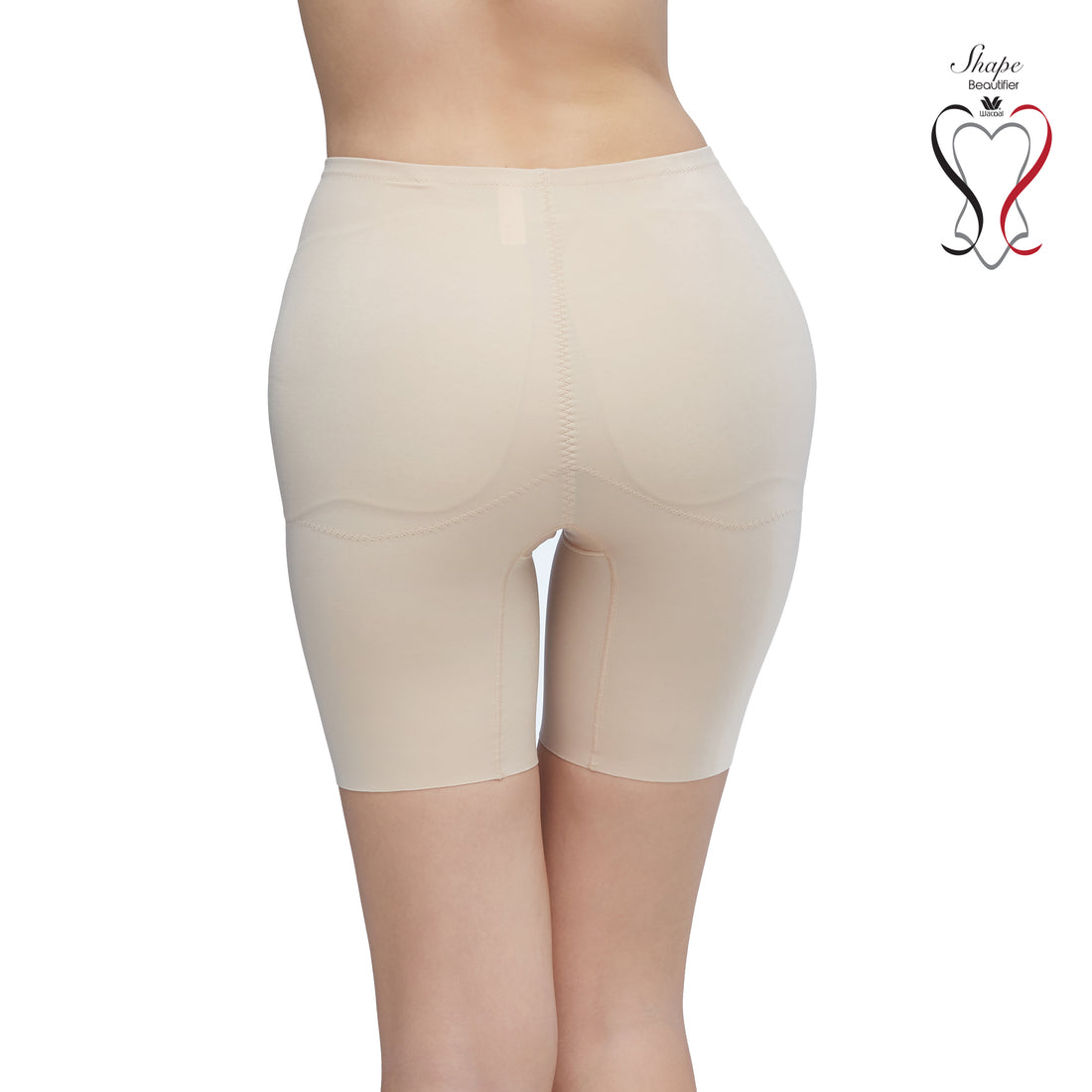 Wacoal Shape Beautifier Stay butt enhancement stay Slimming pants, model WG4106, flesh color (NN)