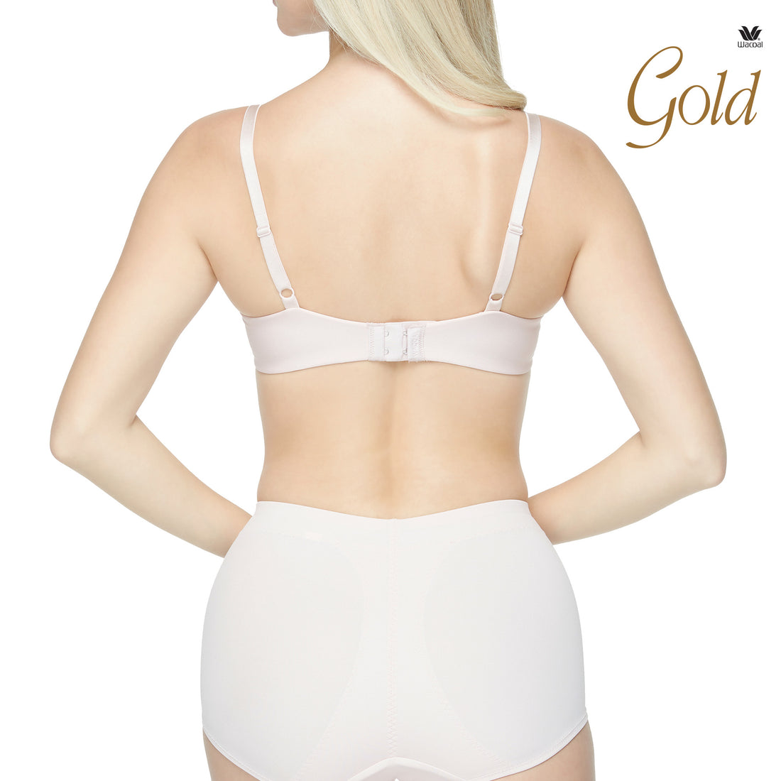 Wacoal Gold wireless health bra Soft and comfortable fabric, model WO1544 (matching WO3116), wild rose pink (WR)
