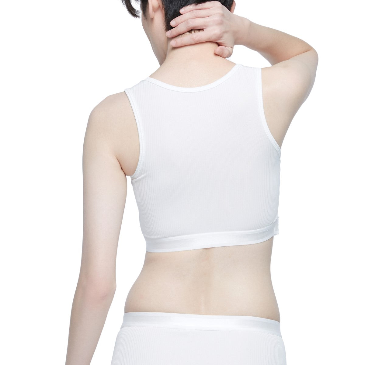 Wacoal FREEDOM Side Zip Cropped Tank Top (Tops and underwear 