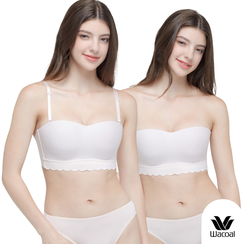 Wacoal Go Girls Smart Size Wavy Top, Wacoal strapless bra, 2 pieces, m –  Thai Wacoal Public Company Limited