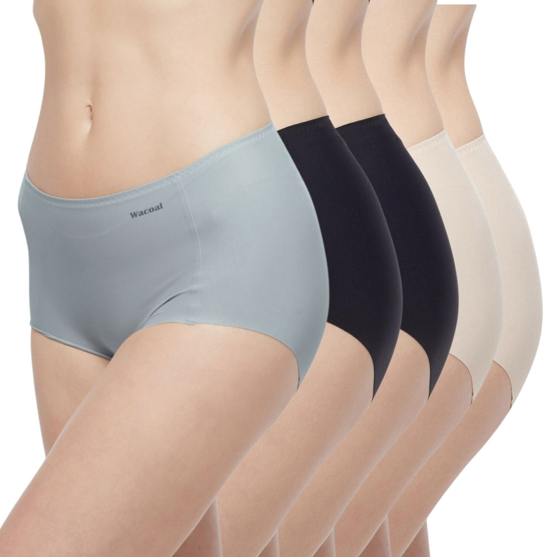 Wacoal Body Seamless panty Half-body model, Set of 5 pieces, model