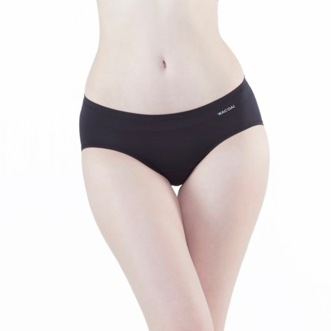 Wacoal Hygieni night ANTI Odor night panty Bikini Style Model WU5253 Black  (BL)