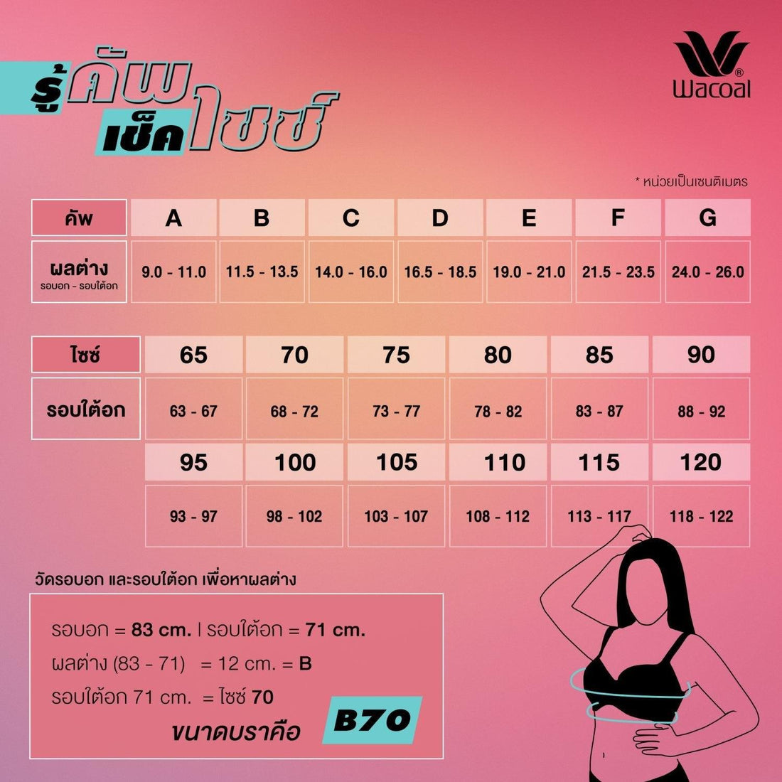 Wacoal Curve Diva, good cup, firm bra, big cup girls, model WB7914, wi –  Thai Wacoal Public Company Limited